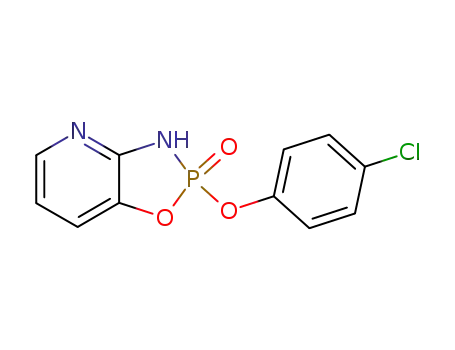 2-(4-Chloro-phenoxy)-3H-[1,3,2]oxazaphospholo[
4,5-b]pyridine 2-oxide