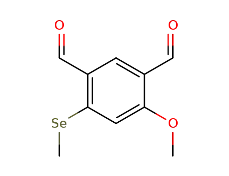 1,3-Benzenedicarboxaldehyde, 4-methoxy-6-(methylseleno)-