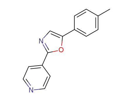 Molecular Structure of 97813-94-0 (Pyridine, 4-[5-(4-methylphenyl)-2-oxazolyl]-)