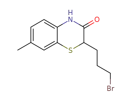 2H-1,4-Benzothiazin-3(4H)-one, 2-(3-bromopropyl)-7-methyl-