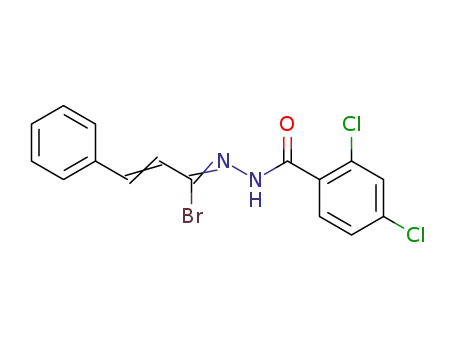 2,4-Dichloro-benzoic acid [(E)-1-bromo-3-phenyl-prop-2-en-(Z)-ylidene]-hydrazide