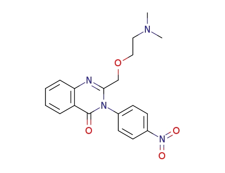 2-(2-Dimethylamino-ethoxymethyl)-3-(4-nitro-phenyl)-3H-quinazolin-4-one