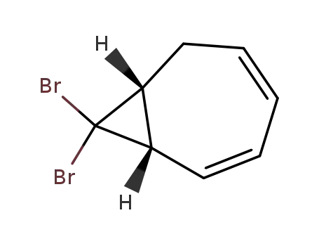 Molecular Structure of 78012-85-8 (Bicyclo[5.1.0]octa-2,4-diene, 8,8-dibromo-, cis-)