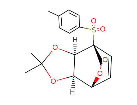 (1R,2R,6R,7R)-4,4-Dimethyl-1-(toluene-4-sulfonyl)-3,5,8-trioxa-tricyclo[5.2.2.0<sup>2,6</sup>]undec-10-en-9-one