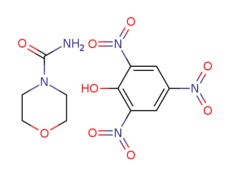 Molecular Structure of 87448-69-9 (Picric acid; compound with morpholine-4-carboxylic acid amide)