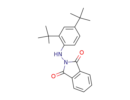 Molecular Structure of 119490-78-7 (2-(2,4-Di-tert-butyl-phenylamino)-isoindole-1,3-dione)