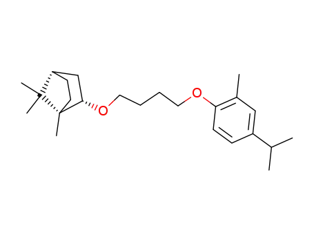 Molecular Structure of 124941-46-4 ((1S,2S,4S)-2-[4-(4-Isopropyl-2-methyl-phenoxy)-butoxy]-1,7,7-trimethyl-bicyclo[2.2.1]heptane)