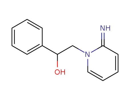 Molecular Structure of 93186-99-3 (1-(β-hydroxy-phenethyl)-1<i>H</i>-pyridin-2-one-imine)