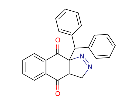 3H-Benz[f]indazole-4,9-dione,9a-(diphenylmethyl)-3a,9a-dihydro- cas  7467-87-0