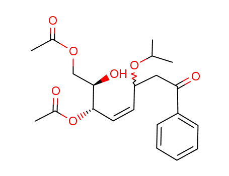 Acetic acid (Z)-(S)-1-((R)-2-acetoxy-1-hydroxy-ethyl)-4-isopropoxy-6-oxo-6-phenyl-hex-2-enyl ester