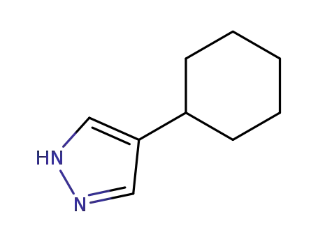 Molecular Structure of 73123-52-1 (4-cyclohexyl-1H-Pyrazole)