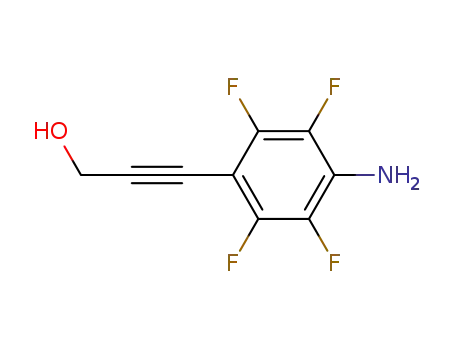 2-Propyn-1-ol, 3-(4-amino-2,3,5,6-tetrafluorophenyl)-