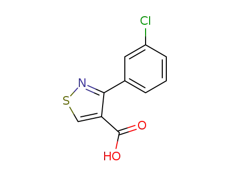 3-(3-chloro-phenyl)-isothiazole-4-carboxylic acid
