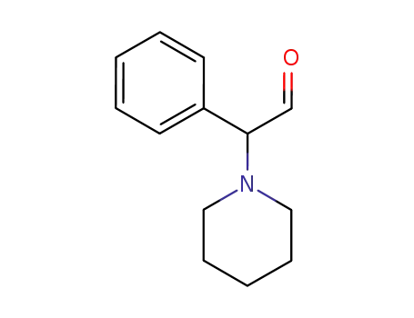 Molecular Structure of 7114-36-5 (2-phenyl-2-(piperidin-1-yl)acetaldehyde)