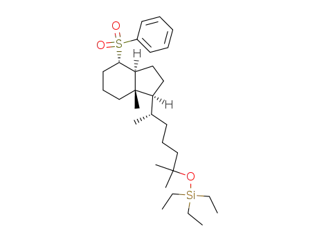 [(S)-5-((1S,3aS,4S,7aS)-4-Benzenesulfonyl-7a-methyl-octahydro-inden-1-yl)-1,1-dimethyl-hexyloxy]-triethyl-silane