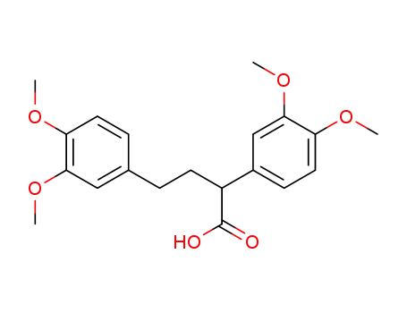 Molecular Structure of 19611-19-9 (2,4-bis(3,4-dimethoxyphenyl)butanoic acid)