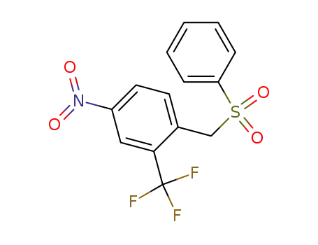 1-[(Benzenesulfonyl)methyl]-4-nitro-2-(trifluoromethyl)benzene
