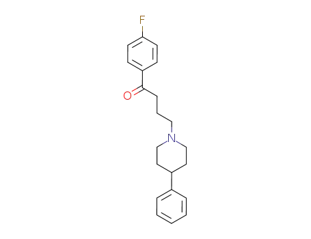 Molecular Structure of 73962-26-2 (1-Butanone, 1-(4-fluorophenyl)-4-(4-phenyl-1-piperidinyl)-)