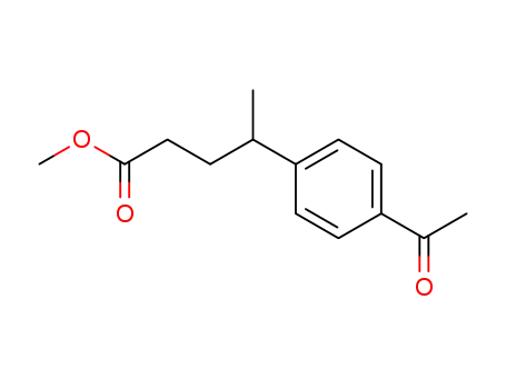 methyl 4-(4-acetylphenyl)pentanoate