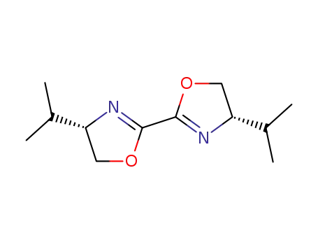 Molecular Structure of 131833-89-1 ((S,S)-4,4′-diisopropyl-4,5,4′,5′-tetrahydro[2.2]bioxazolyl)