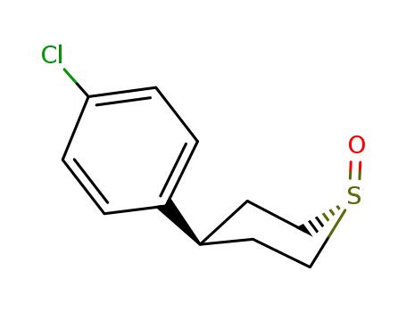 cis-4-(p-chlorophenyl)thiane 1-oxide