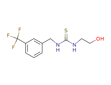 N-(2-Hydroxyethyl)-N'-{[3-(trifluoromethyl)phenyl]methyl}thiourea