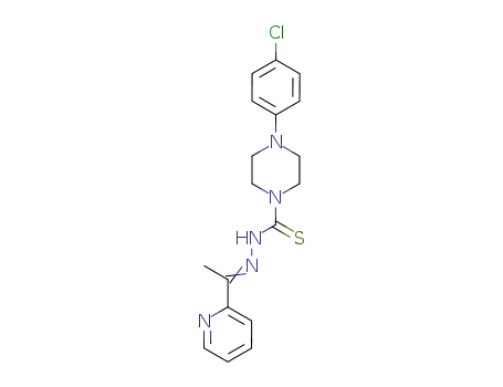 4-(4-Chloro-phenyl)-piperazine-1-carbothioic acid [1-pyridin-2-yl-eth-(E)-ylidene]-hydrazide