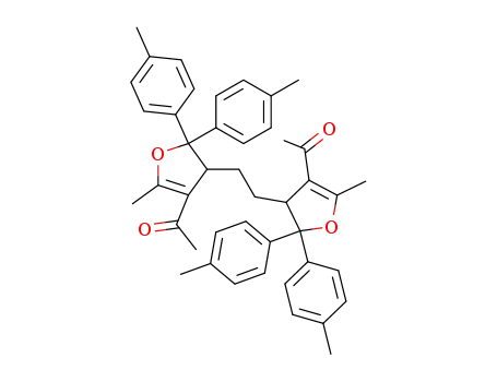 1,2-Bis<4-acetyl-2,2-bis(4-methylphenyl)-5-methyl-2,3-dihydro-3-furyl>ethane