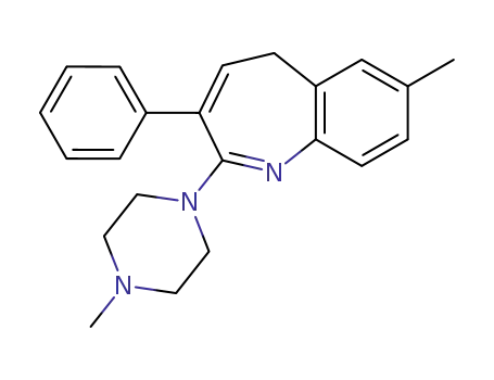 5H-1-Benzazepine, 7-methyl-2-(4-methyl-1-piperazinyl)-3-phenyl-