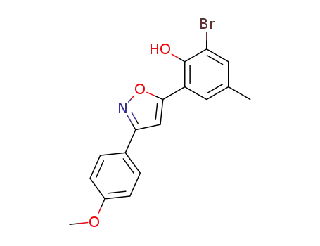 Phenol, 2-bromo-6-[3-(4-methoxyphenyl)-5-isoxazolyl]-4-methyl-