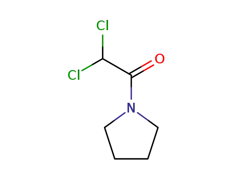 Molecular Structure of 20266-01-7 (Pyrrolidine, 1-(dichloroacetyl)- (8CI,9CI))