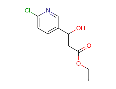 ethyl 3-[3-(6-chloropyridyl)]-3-hydroxypropanoate