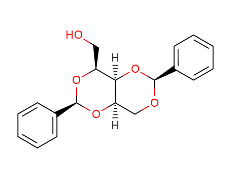 Molecular Structure of 5348-90-3 ((2,6-diphenyltetrahydro[1,3]dioxino[5,4-d][1,3]dioxin-4-yl)methanol (non-preferred name))