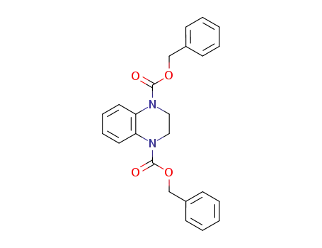 Molecular Structure of 140200-98-2 (1,4-Quinoxalinedicarboxylic acid, 2,3-dihydro-, bis(phenylmethyl) ester)
