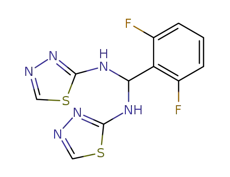 Methanediamine,1-(2,6-difluorophenyl)-N,N'-bis(1,3,4-thiadiazol-2-yl)- (9CI)