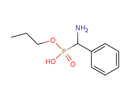 Molecular Structure of 52944-93-1 (Phosphonic acid, (aminophenylmethyl)-, monopropyl ester)