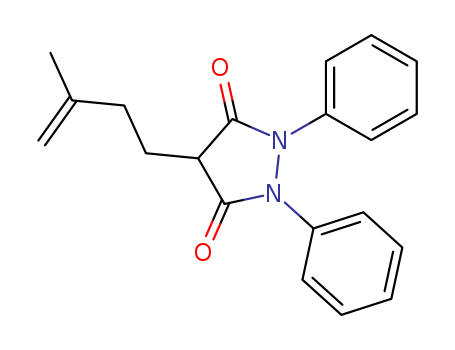 3,5-Pyrazolidinedione,4-(3-methyl-3-buten-1-yl)-1,2-diphenyl- cas  37606-80-7