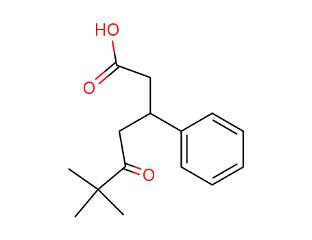 6,6-dimethyl-5-oxo-3-phenyl-heptanoic acid