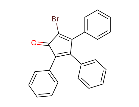 2-bromo-3,4,5-triphenyl-cyclopenta-2,4-dien-1-one cas  73442-55-4