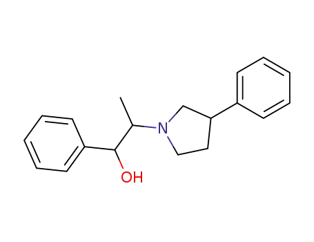 3-phenyl-N-(1'-hydroxy-1'-phenyl-2'-propyl)pyrrolidine
