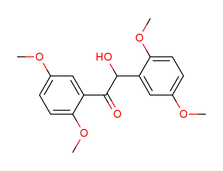 Molecular Structure of 51451-20-8 (Ethanone, 1,2-bis(2,5-dimethoxyphenyl)-2-hydroxy-)
