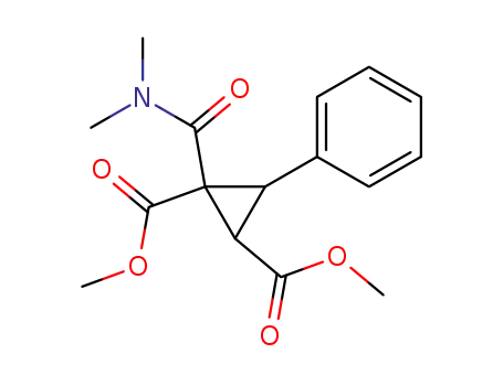 1-Dimethylcarbamoyl-3-phenyl-cyclopropane-1,2-dicarboxylic acid dimethyl ester