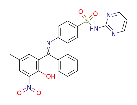 4-{[1-(2-Hydroxy-5-methyl-3-nitro-phenyl)-1-phenyl-meth-(E)-ylidene]-amino}-N-pyrimidin-2-yl-benzenesulfonamide