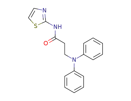 3-Diphenylamino-N-thiazol-2-yl-propionamide