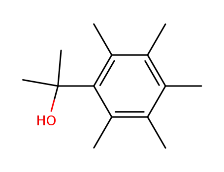 Molecular Structure of 799271-95-7 (Benzyl alcohol, heptamethyl- (4CI))