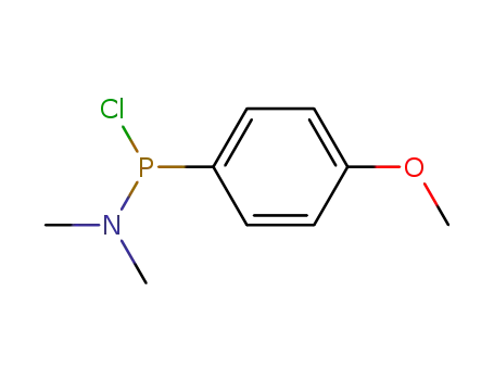Molecular Structure of 156814-16-3 (4-METHOXYPHENYL(DIMETHYLAMINO)CHLOROPHOSPHINE)