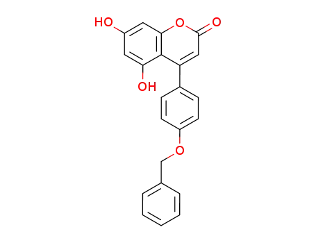 5,7-dihydroxy-4'-benzyloxy-4-phenylcoumarin