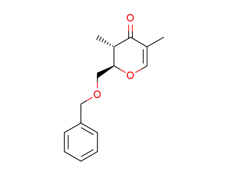 (2R,3S)-2-Benzyloxymethyl-3,5-dimethyl-2,3-dihydro-pyran-4-one