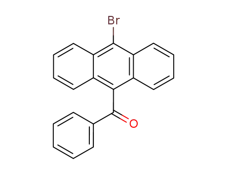 Molecular Structure of 1564-51-8 ((10-bromoanthracen-9-yl)(phenyl)methanone)