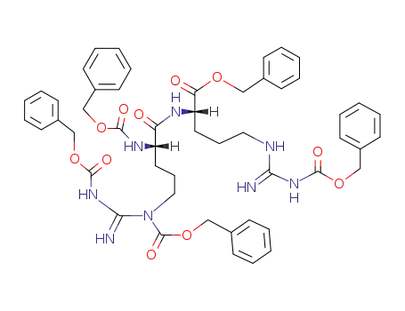 <i>N</i><sup>ω</sup>-benzyloxycarbonyl-<i>N</i><sup>α</sup>-(<i>N</i><sup>α</sup>,<i>N</i><sup>δ</sup>,<i>N</i><sup>ω</sup>-tris-benzyloxycarbonyl-L-arginyl)-L-arginine benzyl ester